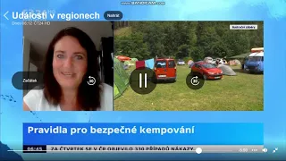 Kempování na divoko v ČR_ ČT 24 studio6