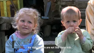 old believers exceptional life in remote village. Russian amish people