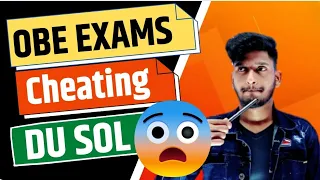 DU SOL OBE Exams me cheating 😱 | Manish Verma