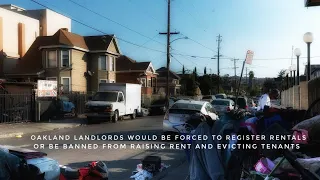 Oakland Landlords Forced To Register Rentals Or Be Banned From Raising Rent,  Evicting Tenants