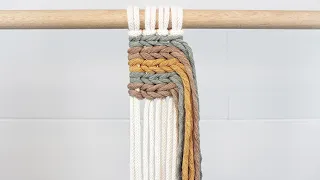 Woven Braid Pattern | DIY MACRAME