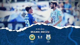 Bramki meczu: Hutnik Kraków - Stomil Olsztyn (eWinner 2.Liga - sezon 2022/23)
