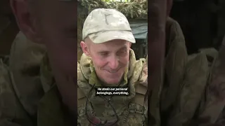 Ukrainian soldiers share dugout with pet raven | AFP #shorts