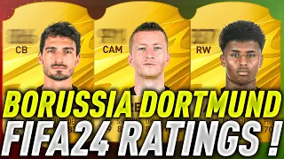 FIFA 24 ( EASPORTFC ) | DORTMUND PLAYERS RATING PREDICTION!! | FT. HUMMELS, REUS, ADEYEMI...