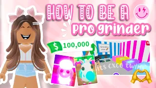 ☁✧How To Be A PRO GRINDER In Adopt me! *2023* Its Cxco Twins