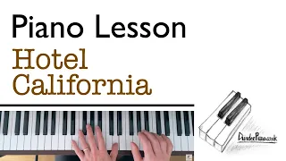 Piano Lesson - Hotel California (Eagles)
