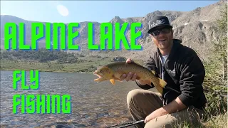 ALPINE LAKE FLY FISHING feat. About Trout (cutthroat trout)