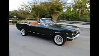 Production Car Review- Ivy Green Metallic Revology 1966 Mustang GT Convertible