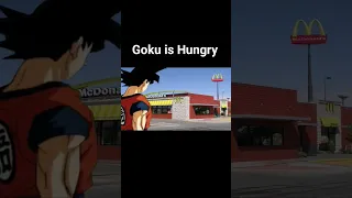 Goku is Hungry #viral #dbz #dragonballlegends #dokkanbattle #dragonballmeme #shorts