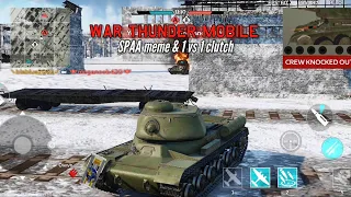 ZSU-37 & IS: SPAA meme & 1 vs 1 clutch - War Thunder mobile