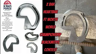 Figuring Out How to Build the Z Bar Heartbar Shoe - Ft Worth World Championship Blacksmiths Contest