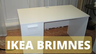 Сборка письменного стола ИКЕА БРИМНЭС / IKEA BRIMNES desk assembly