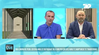 Ekskluzive/Flet Ulsi Manja për marrëveshjen me Anglinë për të burgosurit - Shqipëria Live 21.07.2023