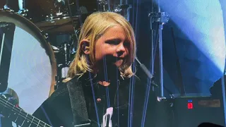 6-year-old Roy Orbison 3 , stage debut with Joe Walsh & Dave Grohl on  "Rocky Mountain Way"