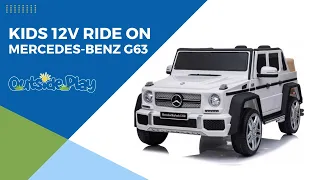 Mercedes Benz G63 Ride On Car 6x6 Kid and Adult Jeep Electric Toy Car | Outside Play