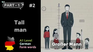 PART 1 - Learn form words in German. A1 level. #learngerman Memorize German words quickly