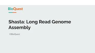 Shasta: Long Read Genome Assembly Tool