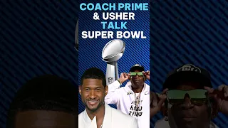 Deion Sanders Tells Usher He'll Headline Super Bowl Halftime Show #shorts #superbowl #deionsanders