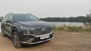 Hyundai Santafe 2022 / Испытание на скорость , управляемость. /Cравнение с Chery Tiggo 8 Pro Max