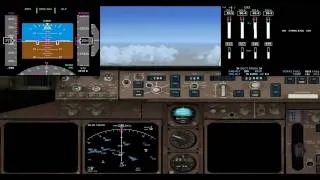 FSX PMDG 747 EGLL OCK2C Arrival to 09L Professional (Part 1)