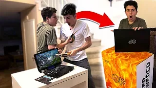 I Destroyed a Kids FORTNITE Gaming Setup & SURPRISED Him w/ a NEW One!!