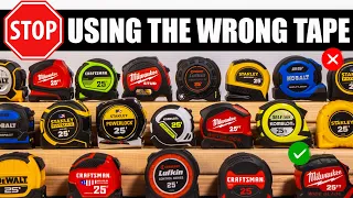 Your BUYING and USING the WRONG Tape Measure!