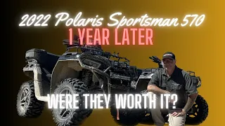 2022 Polaris Sportsman 570 1 Year Review | Were They Worth it?!