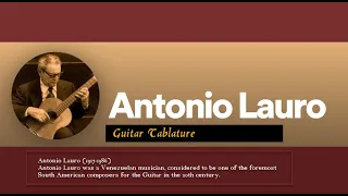 Guitar TAB - Antonio Lauro : El Marabino | Tutorial Sheet Lesson #iMn