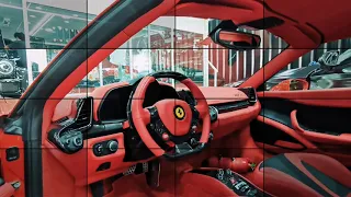 Ferrari Full Detailing and UAE Flag Inspired Sticker | VIP Line Auto Accessories