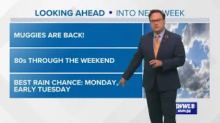 New Orleans Weather: Warm and humid this weekend, but not bad!