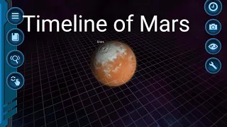 Timeline of Mars in my pocket galaxy
