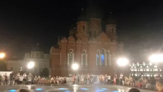 Поющие фонтаны  Город Тула площадь Ленина