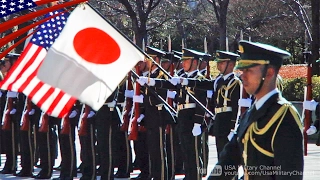 Defence Secretary Mattis an Honor Guard at Japan Ministry of Defense