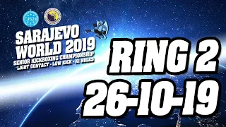 WAKO World Championships 2019 Ring 2 26/10/19