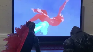 Godzilla and Kong react to Godzilla X Kong: The REAL ending | New Empire animation | DinoMania