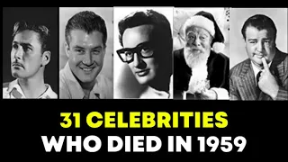 In Memoriam: Celebrity Deaths in 1959 🌟 Celebrities Who Died in 1959