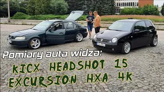 Honda Civic Car Audio test Kicx Headshot 15 + Excursion HXA 4k #projektwidza