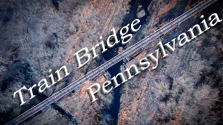 Cinematic Drone Footage of a Train Bridge | 4K Drone Shots Pennsylvania | DJI Mavic 2 Pro