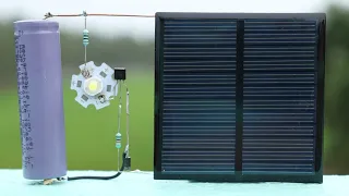 Homemade automatic solar emergency light