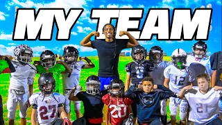 I COACHED A PEWEE FOOTBALL TEAM!!! (CRAZY ENDING)