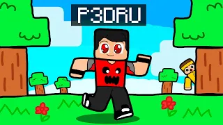 Minecraft mas foi DESENHADO por um BEBÊ