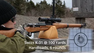 BadAce Swiss K31 No Drill Long Eye Relief Scope Mount and range accuracy video at 100 yards