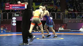 Qual. GR - 67 kg: O. ERLANDSSON (SWE) v. K. ASLANYAN (ARM)