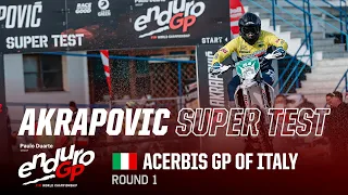 2023 Paulo Duarte FIM EnduroGP World Championship Rnd1 Acerbis GP of Italy: Akrapovic SuperTest