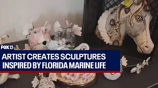 Inverness ceramicist creates sculptures inspired by Florida marine life