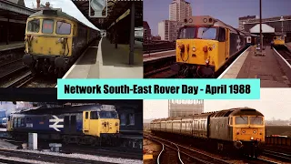 Trains in the 1980s - Network SE 'Rover Day' - 16/04/88