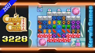 Candy Crush Saga Level 3228 - No Boosters - 10 moves (2021)