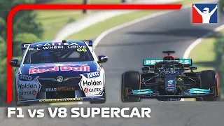 Mercedes F1 vs V8 Supercar - Speed Comparison at Bathurst | iRacing