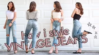 HOW I STYLE VINTAGE / GIRLFRIEND JEANS