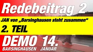 Redebeitrag 2 TEIL 2-- DEMO in Barsinghausen vom 14.01.23